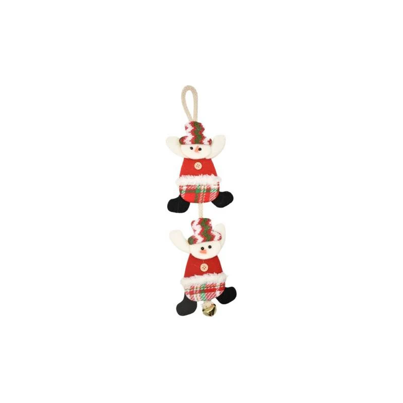 Adorno Colgante De Navidad Figuras En Fieltro 50cm Ccm00019 Rojo Zona Ofertas