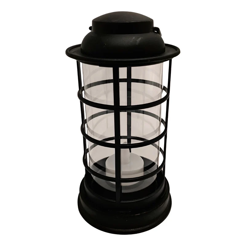 Lampara Led Farol Con Vela Pila Cálido Zona Ofertas