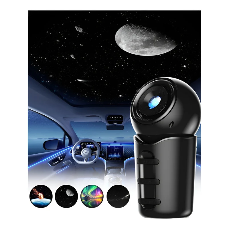 Lampara De Proyeccion De Galaxia Para Coche Auto Negro Zona Ofertas