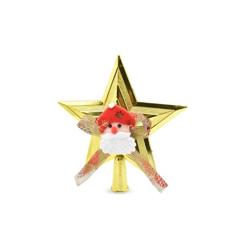 Puntero De Navidad Estrella Dorada 21cm Ccm00124 Dorado Zona Ofertas