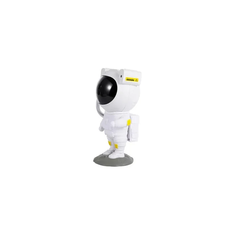 Veladora Lampara Proyector Astronauta Estrellas De Galaxia Blanco Blanco Zona Ofertas
