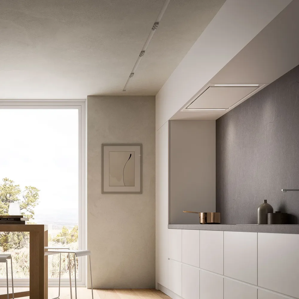 Stella Plus BLANCO CAMPANA PLAFÓN 90 CM FALMEC MADE ITALY ZUCASA® México