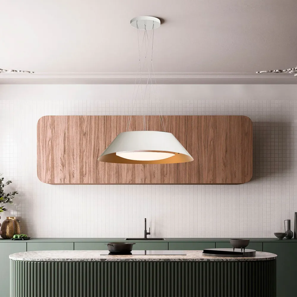 Vogue BLANCA CAMPANA DE ISLA 60 CM FALMEC MADE ITALY ZUCASA® México
