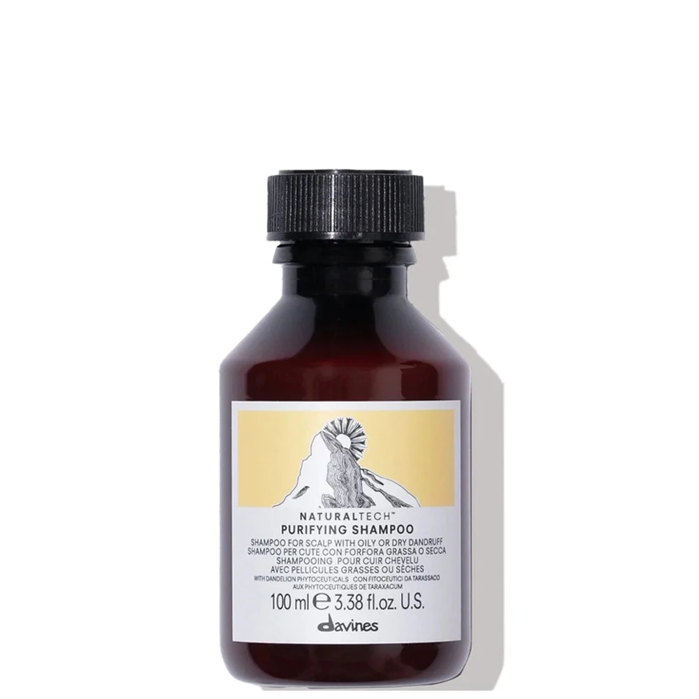 Davines - Champú Anticaspa NaturalTech Purifying 100 ml Pack de 3 Unidades