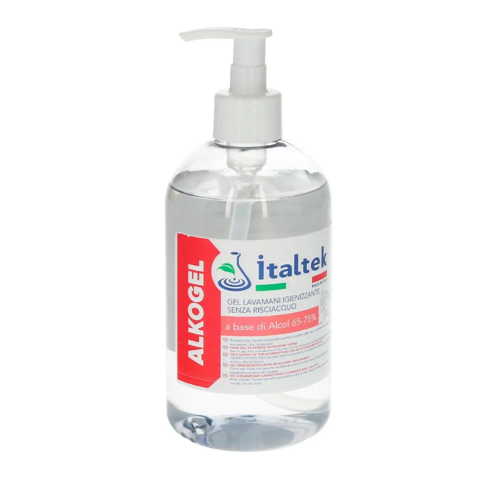 Gel Hidroalcoholico Higienizante 500 Ml. Con Dispensador / Tapon. para Limpieza Profunda