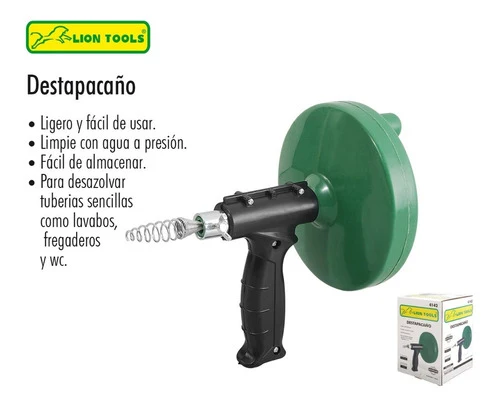 Limpiavidrios Destapacaños Lion Tools #7065.