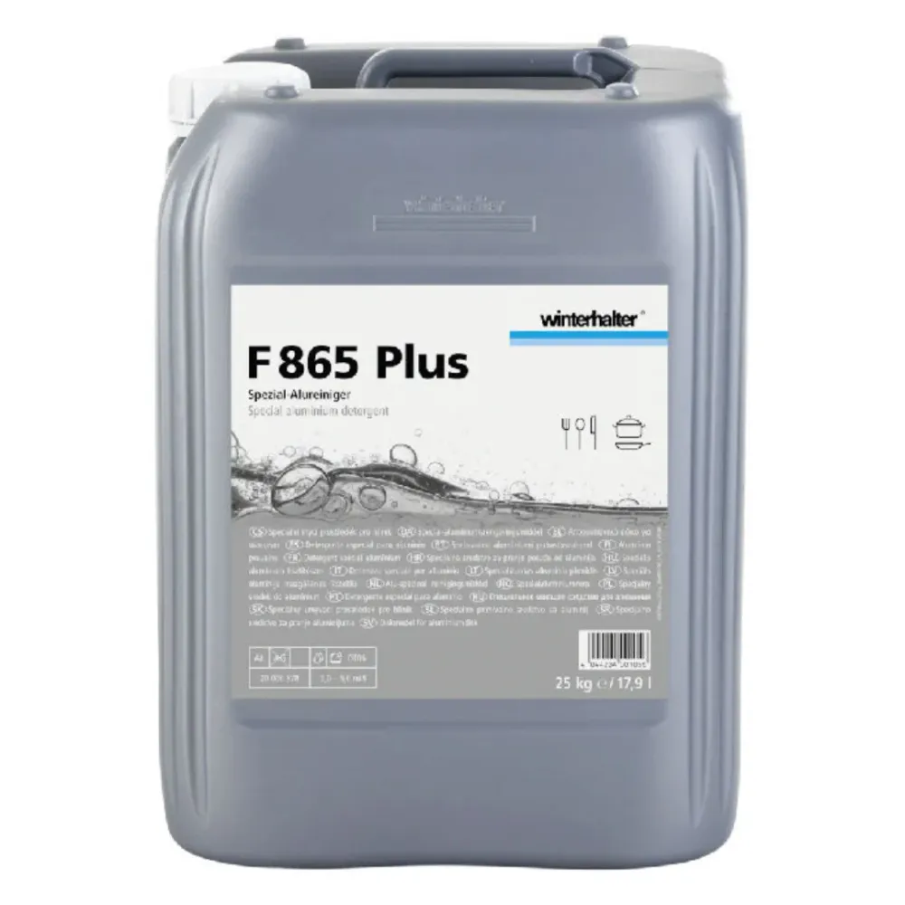 F865 WINTERHALTER Detergente para lavavajillas, bote de 25 kilos con Tecnologí Antibacteriana