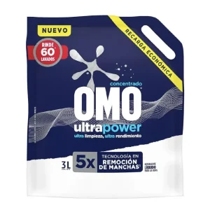Blanqueador Omo Detergente liquido Matic Doypack 3 L