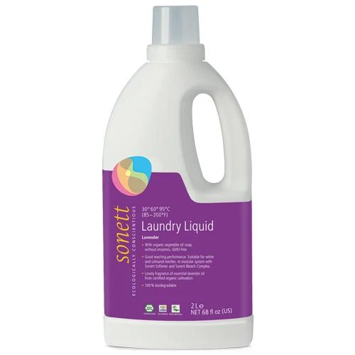 Detergente líquido lavanda de ropa Sonett 2 L con Aloe Vera