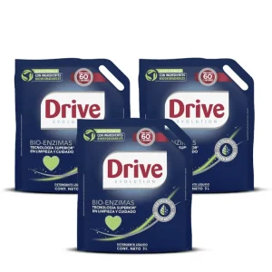 Enzimático Drive Detergente Liquido Perfect Results Doypack 3 x 3 L