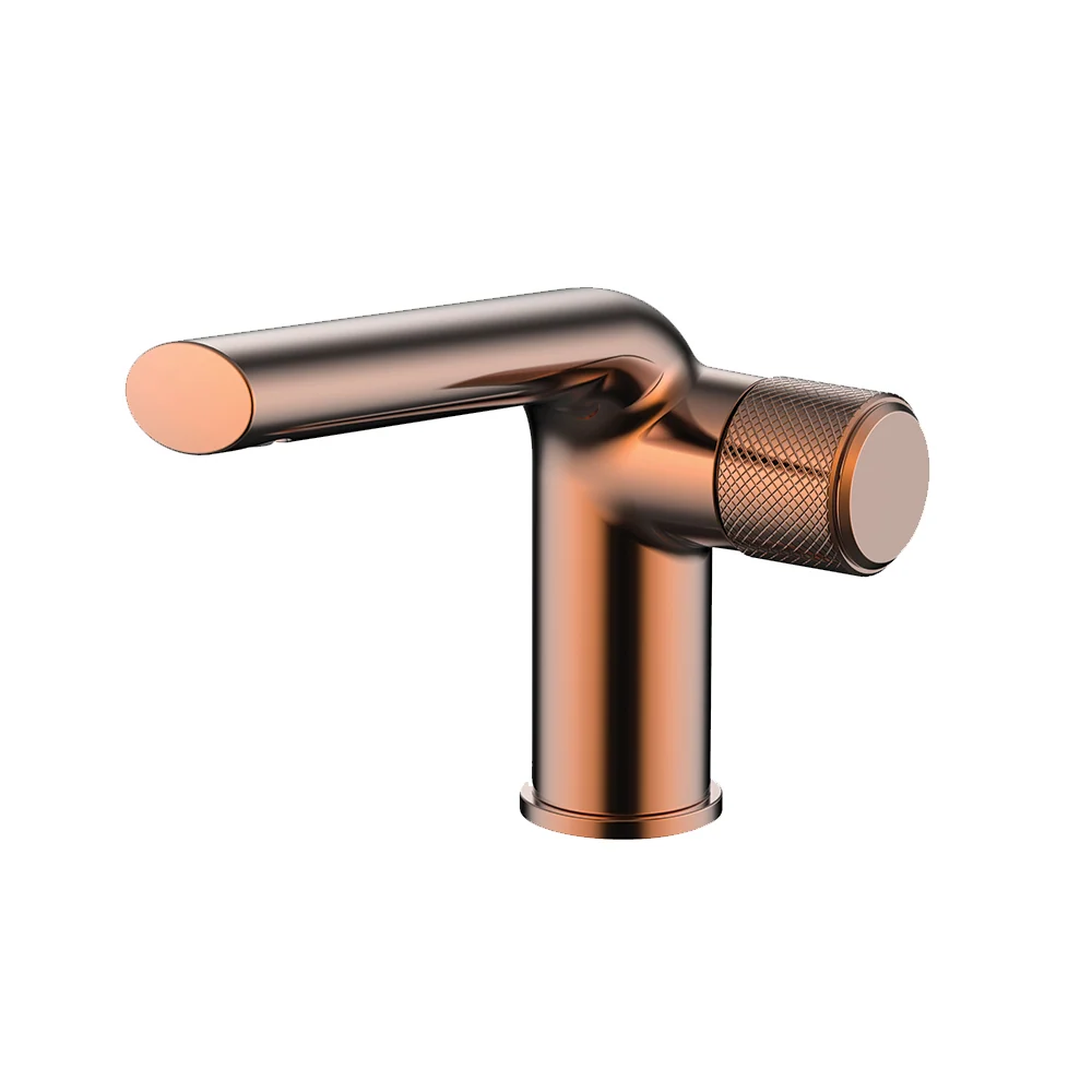 MONOMANDO CORTO PARA LAVABO WS61.011G ROSE ORO