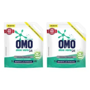 Omo Detergente liquido Matic Doypack con Mullido 2 X 3 L
