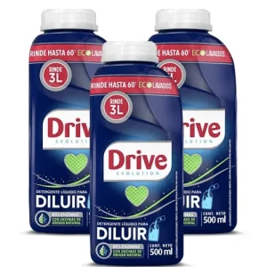 Quitagrasas Drive Detergente Liquido Para Diluir 3 x 500 cc