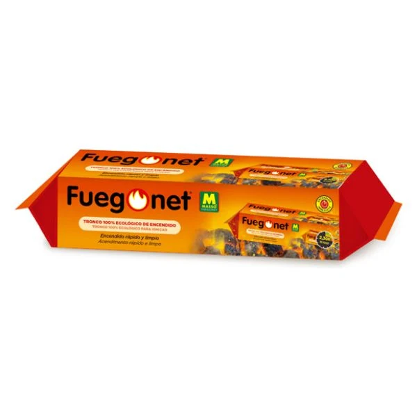 Tronco de encendido para chimeneas Fuegonet Hecho de Acero Inoxidable