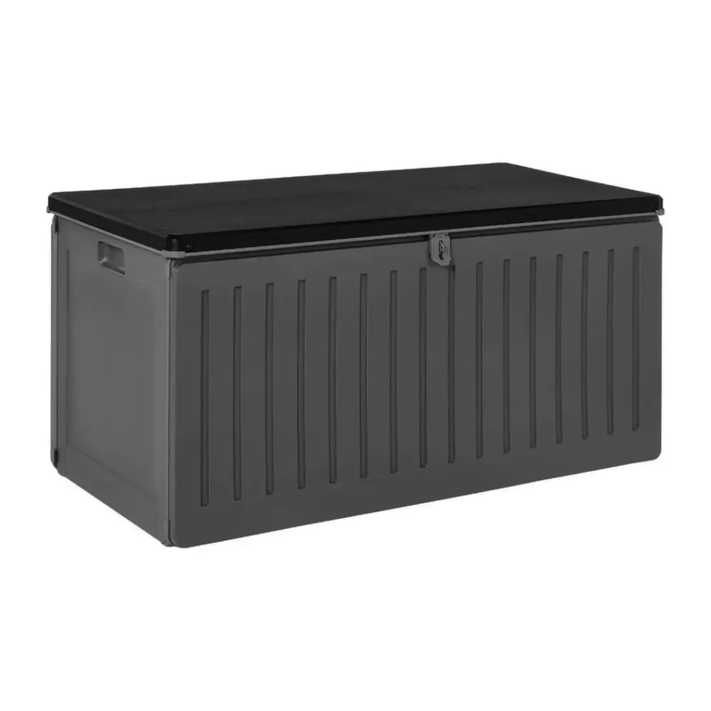 Baúl Bodega Multiuso Exterior Jardín 270 LT Negro