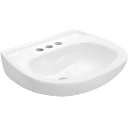 Lavabo Jazmín Blanco Cato | 4 | Cerámica Esmaltada | Para Montaje En Pared