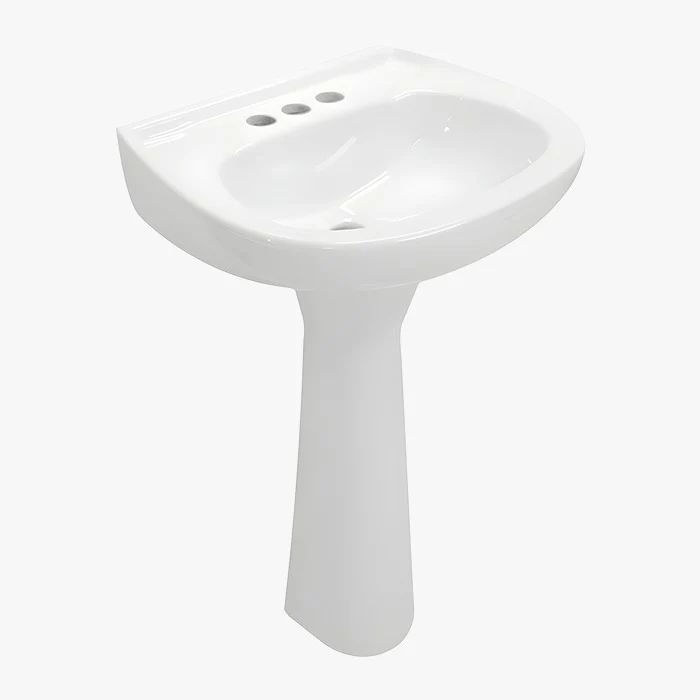 Lavabo Jazmín Blanco Cato | 4 | Cerámica Esmaltada | Para Montaje En Pared