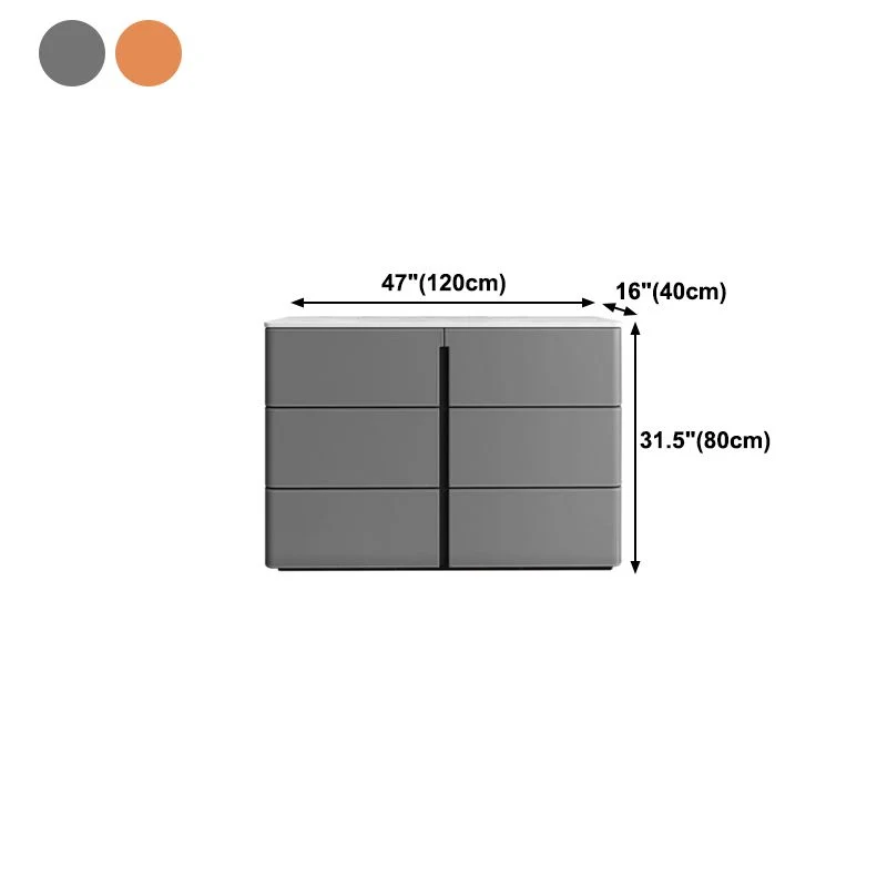 Aparador de 31,5 pulgadas de alto, estilo moderno, servidor de comedor con cajones para cocina y comedor Gris Clearhalo