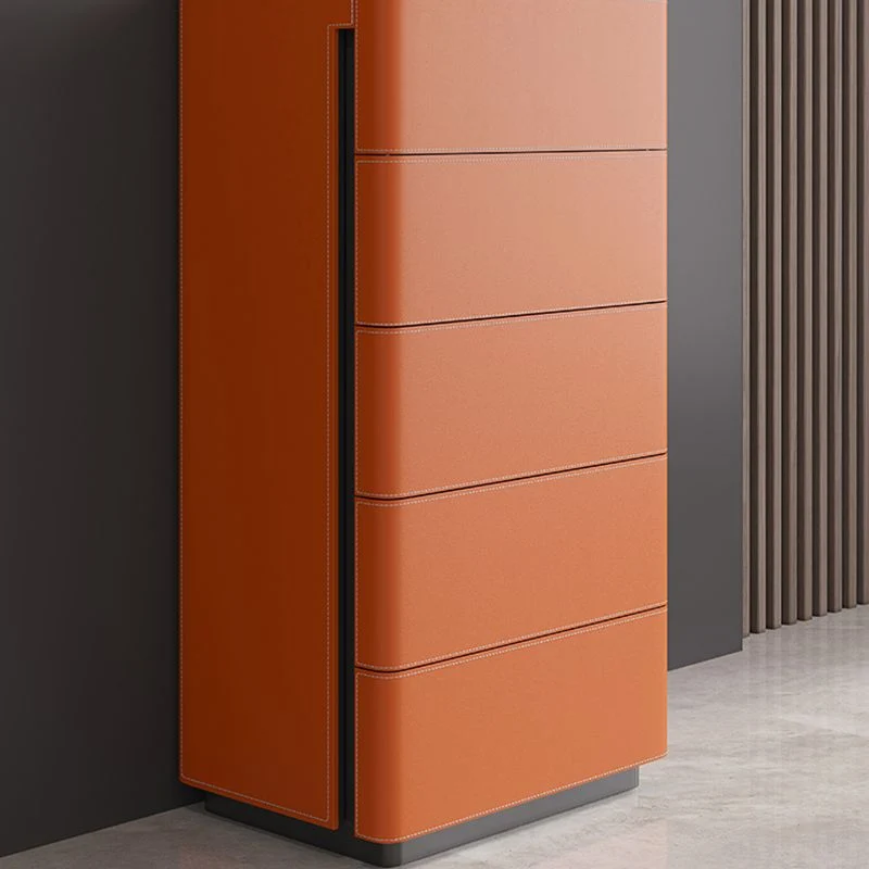 Aparador de almacenamiento de estilo de lujo, tablero lateral de piedra sinterizada para el hogar con cajones Clearhalo