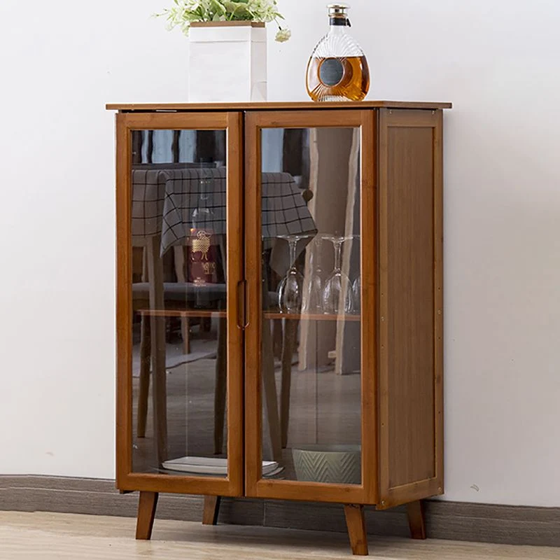 Aparador buffet de estilo moderno ingeniero soporte buffet de madera con gabinetes Clearhalo