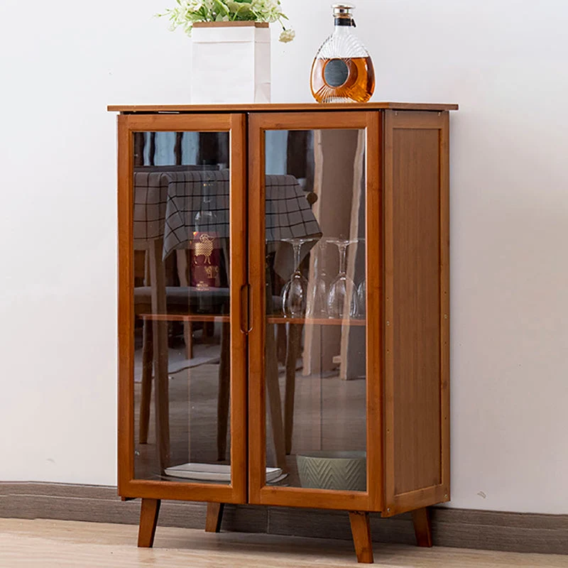 Aparador buffet de estilo moderno ingeniero soporte buffet de madera con gabinetes Clearhalo