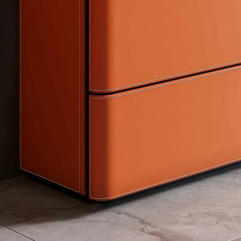 Aparador de comedor tipo buffet de piedra estilo moderno con cajones Clearhalo