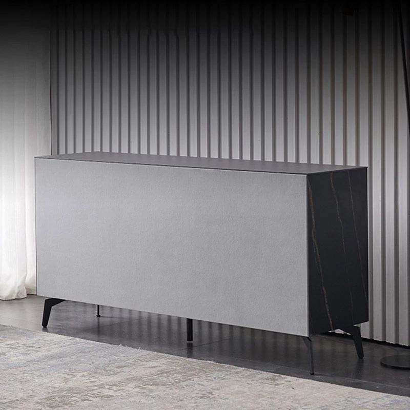Aparador contemporáneo, aparador de 3 cajones para cocina Blanco Clearhalo