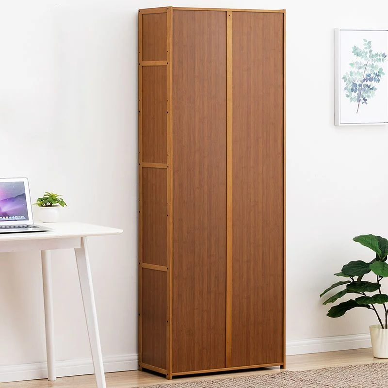 Aparador contemporáneo de bambú Aparador de madera de ingenierí para cocina Bronceado Clearhalo