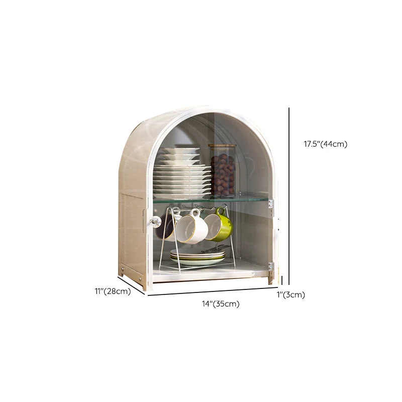 Aparador contemporáneo Buffet Servidor de comedor de metal para comedor Clearhalo
