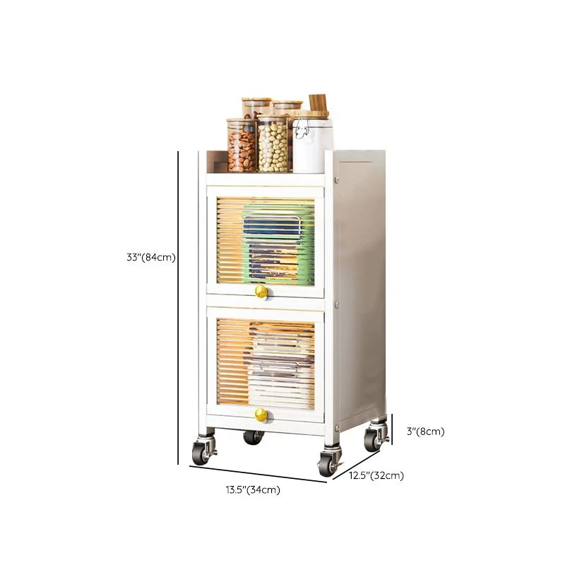 Aparador contemporáneo Buffet Servidor de comedor de metal para comedor Clearhalo