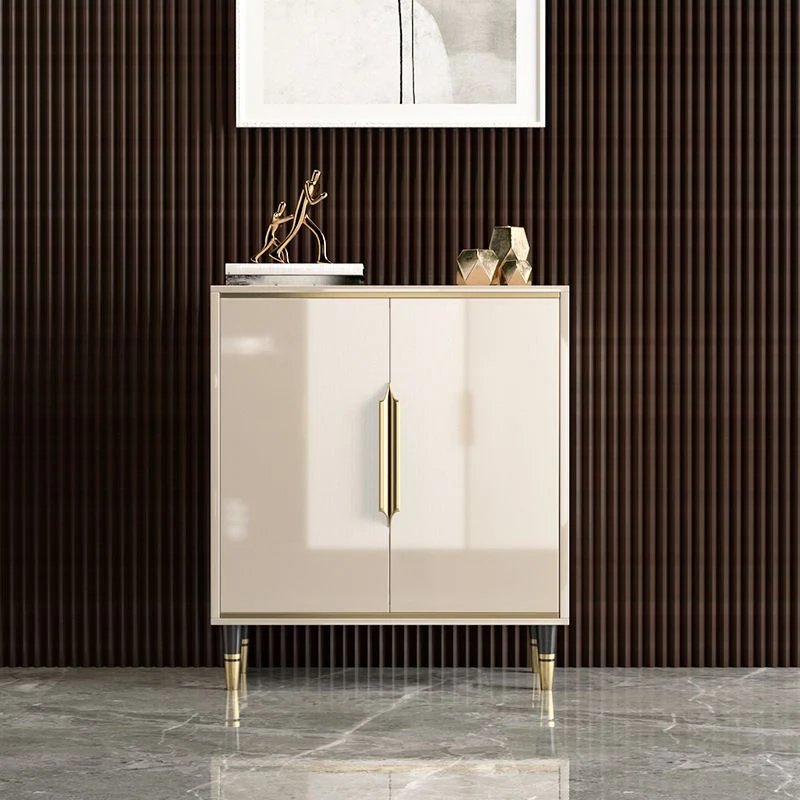 Aparador estilo Glam, puerta de ingeniero, aparador de madera para comedor Clearhalo