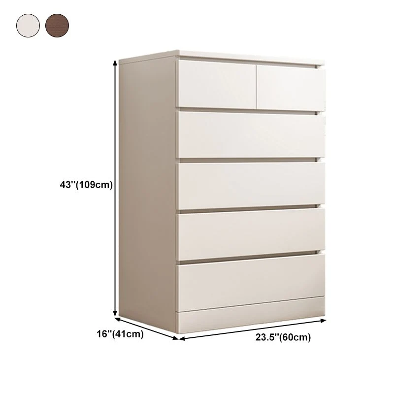 Aparador sencillo y moderno, mesa de buffet de madera de ingenierí con cajón para sala de estar Blanco Clearhalo
