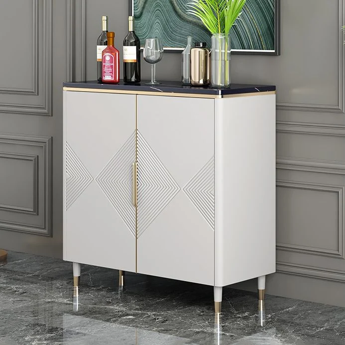 Aparador tipo buffet estilo Glam, comedor de 35,4"H, servidor tipo buffet Clearhalo