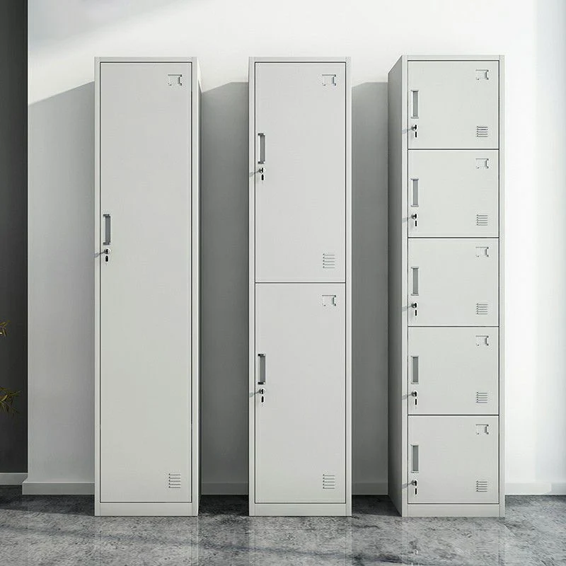 Armario de almacenamiento industrial Armario con bisagras para dormitorio Negro Clearhalo
