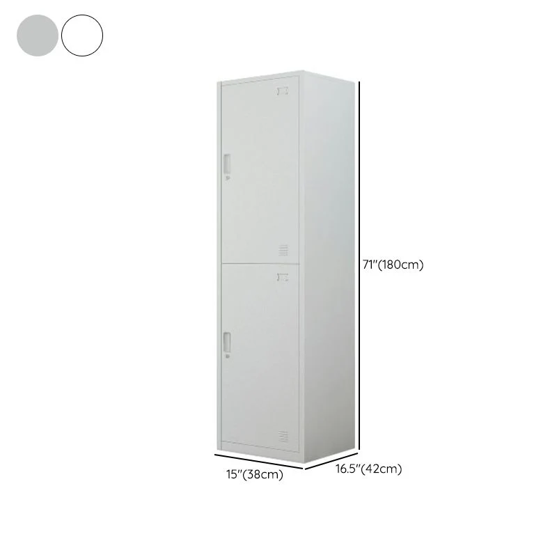 Armario de almacenamiento industrial Armario con bisagras para dormitorio Negro Clearhalo