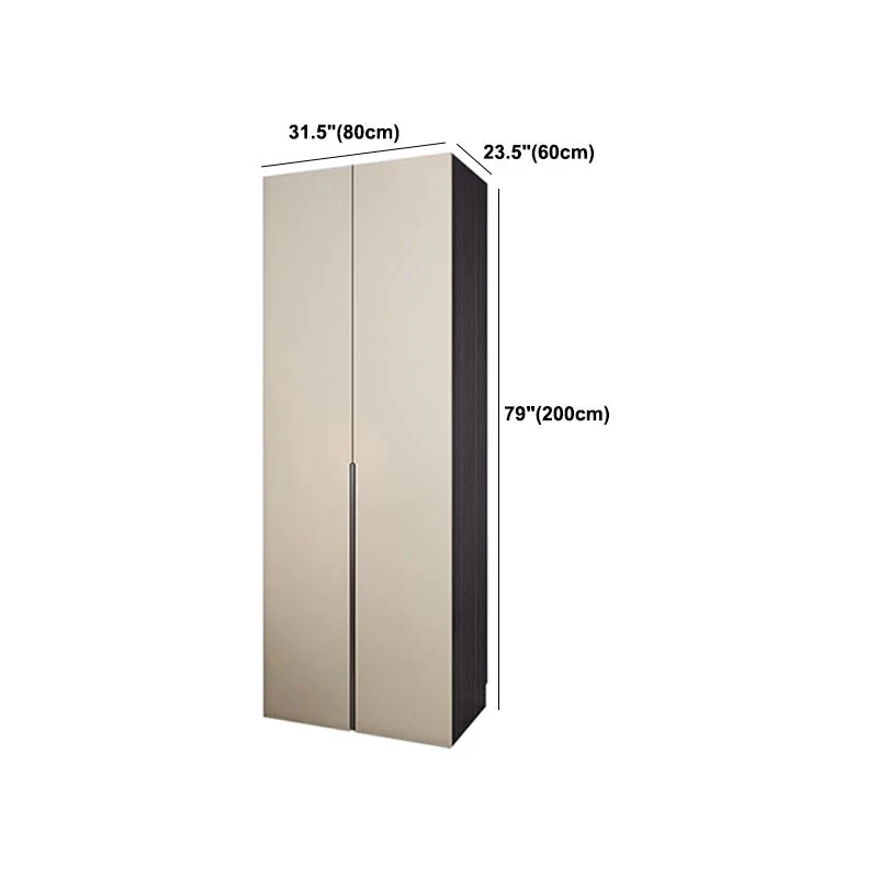 Armario de almacenamiento moderno de madera fabricada en blanco para dormitorio Clearhalo