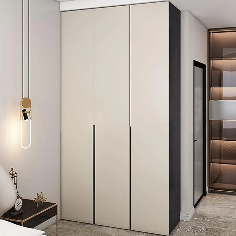 Armario de almacenamiento moderno de madera fabricada en blanco para dormitorio Clearhalo