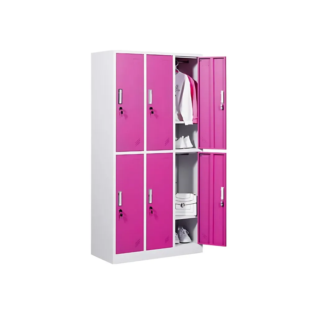 Armario no colgante de metal con puertas batientes Gabinete de almacenamiento moderno para baño Azul Clearhalo