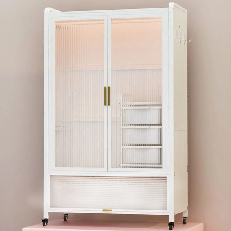 Armario de combinación de vidrio Armario de estilo moderno para el hogar Clearhalo