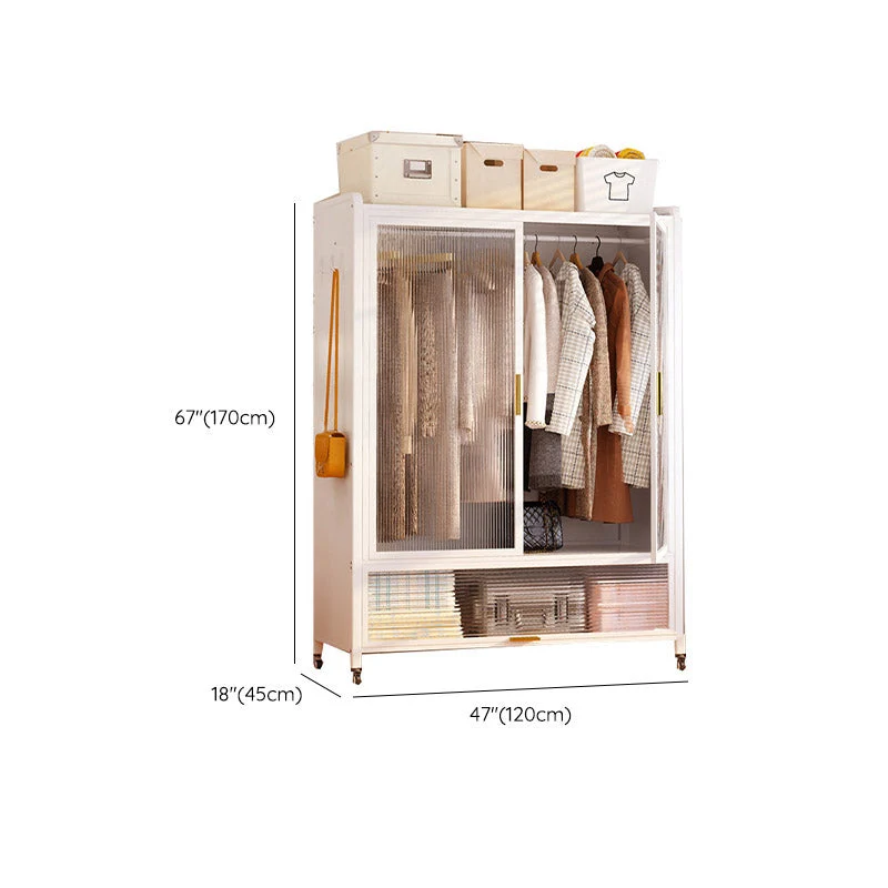 Armario de combinación de vidrio Armario de estilo moderno para el hogar Clearhalo