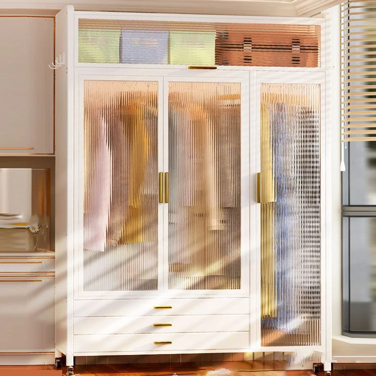 Armario de cristal armario de combinación de estilo moderno para el hogar Clearhalo