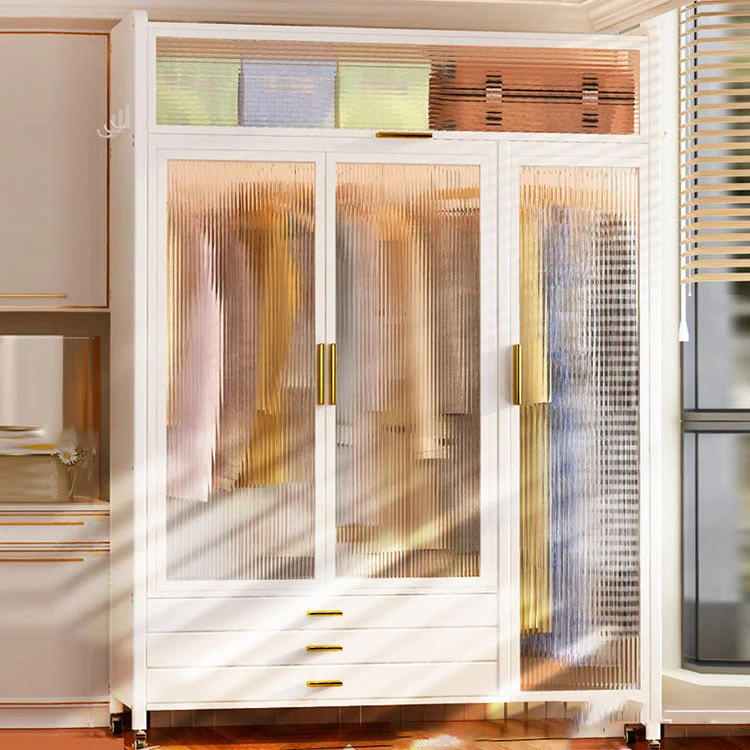Armario de cristal armario de combinación de estilo moderno para el hogar Clearhalo