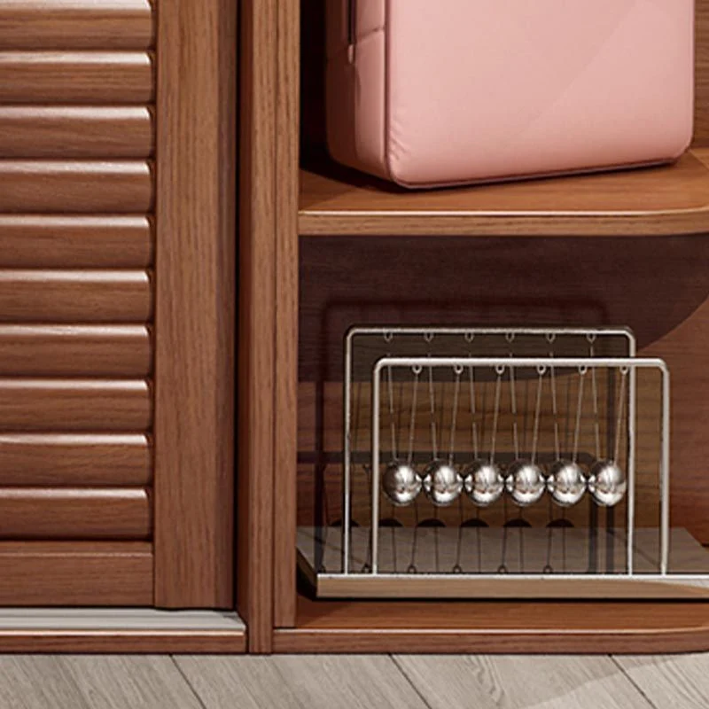 Armario de dormitorio Armario de almacenamiento de madera artificial moderno - Armario con estantes Clearhalo