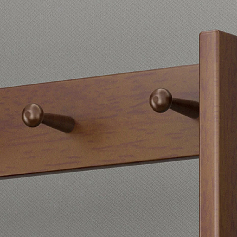 Armario de dormitorio de estilo moderno, armario de madera móvil con cajones Naturales Clearhalo