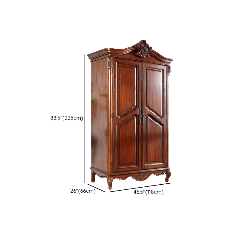 Armario de estilo campestre francés Armario Armario de madera para dormitorio Clearhalo