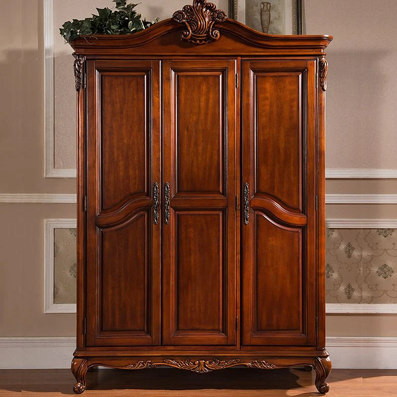 Armario de estilo campestre francés Armario Armario de madera para dormitorio Clearhalo