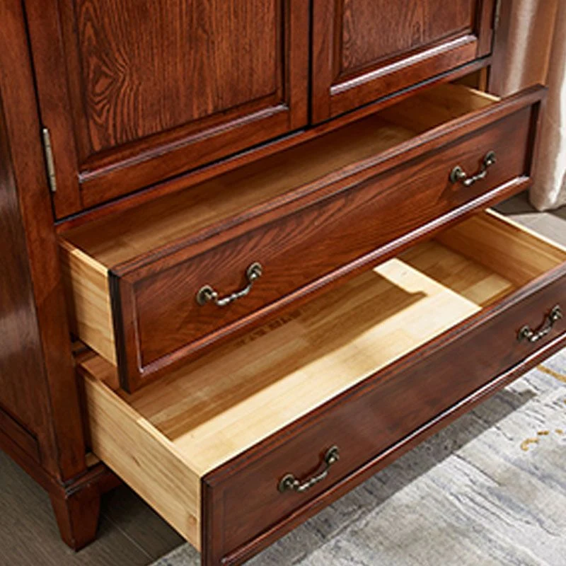 Armario de estilo campestre francés Armario Armario de madera para dormitorio Cereza Clearhalo