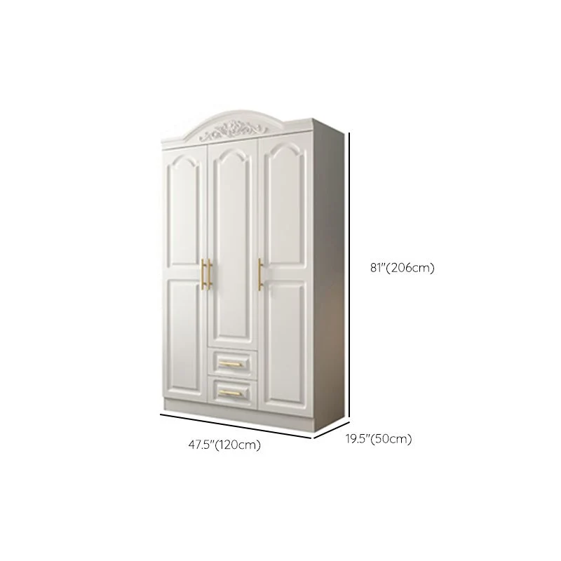 Armario estilo campestre francés con cajón Armario de madera Clearhalo