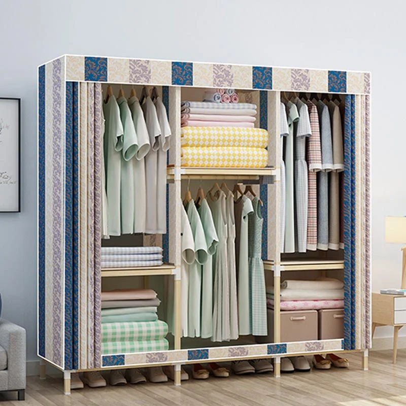 Armario de estilo contemporáneo de madera maciza Armario Armario de 1 puerta para el hogar Azul Clearhalo