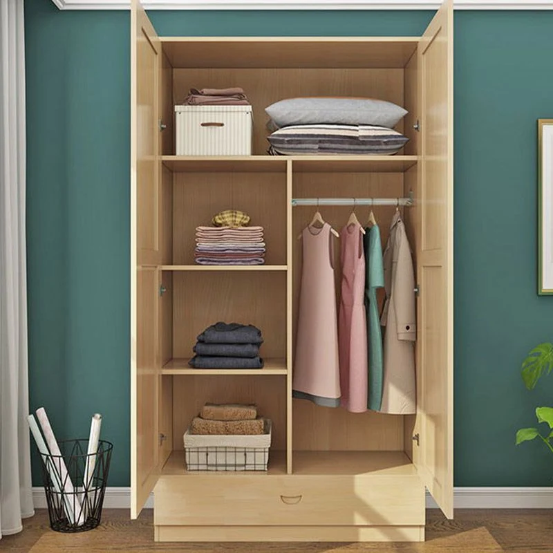 Armario estilo moderno Armario Armario de madera con puerta y cajón Madera Clearhalo